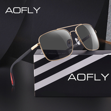 AOFLY BRAND DESIGN Sunglasses Men Driving Male Polarized Glasses Classic Vintage Square Frame Eyewear Oculos Gafas UV400 AF8187 2024 - buy cheap