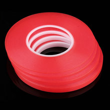 2mm 50 m forte acrílico adesivo filme vermelho claro dupla face fita adesivo para o telefone móvel lcd pannel display tela venda quente 2024 - compre barato