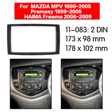 HUANAV-Adaptador de instalación de Radio estéreo para coche, marco de Radio, fascia de Audio, 2Din, para Mazda Premacy, 1999-2005, 2000, 2010 2024 - compra barato