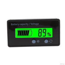 Indicador de capacidade da bateria de lítio, 8-70v, lcd, ácido, chumbo, voltímetro, testador de bateria, tela de led 2024 - compre barato