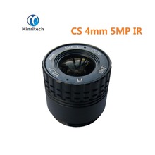 CCTV lens1/2.5 "F1.4 для камеры видеонаблюдения 4 мм диафрагмой CS HD 5MP цифровой миллионов Объектив металлический CCTV Камера управления объективом части 2024 - купить недорого