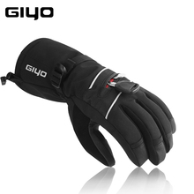 Giyo Full Finger Winter Cycling Gloves Thermal Ski Snowboard Bicycle Mittens Winter Sport Touch Screen Anti-cold Long Gloves 2024 - buy cheap