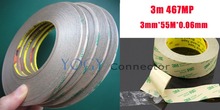 10 roll 3mm adhesive transfer tape 3M 467MP 200MP for Rubber, Plastic Sticky 2024 - buy cheap