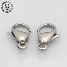 10/11/13/15mm 20pcs 304 Stainless Steel Metal Lobster Claw Clasps for Jewelry Making DIY Accessories Findings Necklace Bracelet 2024 - buy cheap