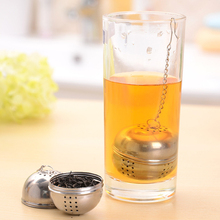 New Essential Stainless Steel Ball Tea Infuser Mesh Filter Strainer w/hook Loose Tea Leaf Spice Home Kitchen Accessories 2024 - buy cheap