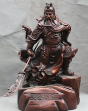 Estatua de la espada song voge gem S1767 de 19 ", bronce de Fengshui, dragón chino, Guan, Gong, Yu, guerrero, Dios 2024 - compra barato