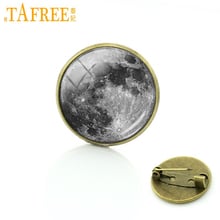 TAFREE Galaxy moon surface universe out of space brooches Independent original design pins Spiral  nebula badge T676 2024 - buy cheap