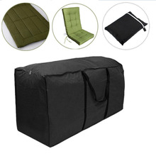 Waterproof Outdoor Furniture Cushions Storage Bag Extra Large Cushion Bag Black 2024 - buy cheap