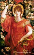 A vision of fiammetta by Dante Gabriel Rossetti paintings For sale Home Decor Hand painted High quality 2024 - buy cheap