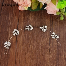 Brand New Trendy Bridal Wedding Hair Accessories Rhinestone Teardrop Flower Shaped Headband Bridesmaid Headdress Crystal Jewelry 2024 - buy cheap