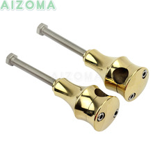 Elevadores de latón de 1 ''y 25,4mm para motocicleta, abrazadera de barra Retro con mango personalizado, para Harley Softail Dyna Chopper Cruiser, 1 pulgada 2024 - compra barato