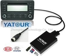 Yatour Digital Music Car Audio USB interface adapter changer Bluetoot kit for Hyundai Kia 8-pin CD connection Mp3 Player 2024 - buy cheap