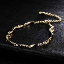 Spiral Shape Crystal Rhinestone Anklets Women Crystal Leg Chain Rhinestone Sandals Beads Foot Jewelry Gold Sliver Crochet Anklet 2024 - buy cheap
