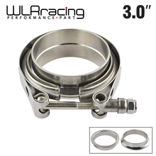 WLR RACING - 3" SUS 304 Steel Stainless Exhaust V Band Clamp Flange Kit QUICK RELEASE CLAMP Male Female FLANGE OR NORMAL TYPE 2024 - buy cheap