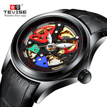 TEVISE Men Mechanical Watch Automatic Hollow Colorful Watches Fashion Man Waterproof Sport Clock Relogio Masculino 2024 - buy cheap