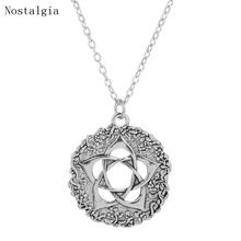 New Flower Of Life Mandala Yggdrasil Flowers Pentacle Pentagram Pendant Wiccan Pagan Amulet Jewelry Sacred Necklace Free Ship 2024 - buy cheap