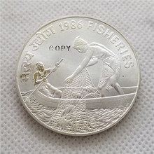 Moneda de copia UNC, 1986, 100, India 2024 - compra barato