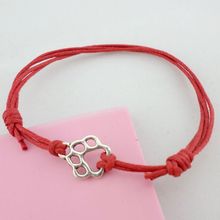 New Cat Dog Paw Prints Charms Bracelets Red Cord Adjustable Friendship Bracelet Anklet Women Men Gifts 2024 - buy cheap