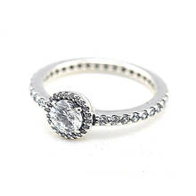 Женское кольцо из серебра 925 пробы, с кристаллами 2024 - купить недорого