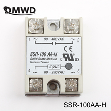 Твердотельное реле SSR-100AA-H 100A SSR 100AA H AC для реле твердотельного регулятора сопротивления 2024 - купить недорого