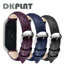 Correa de cuero colorida para Xiaomi Mi band 4, accesorios para pulsera inteligente mi Band 3, 4/3 y 5 2024 - compra barato