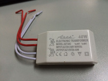 100 peças fedex 220v-12v 40w luz de halogênio led driver de fonte de alimentação conversor transformador eletrônico