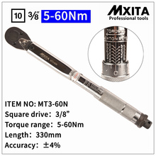 MXITA   3/8" 5-60N Professional Adjustable Torque Wrench Bike Repair Tool Torque Spanner Tool hand tool set 2024 - buy cheap