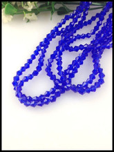 Atacado 570 pçs/lote 4mm Azul Royal Brincos de Cristal Bicone Solta Pérolas Para A Jóia Fazendo Artesanato DIY Beads Frete Grátis 2024 - compre barato