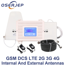 LCD Display GSM 900 CDMA 850 mhz Dual Band Repeater GSM 2G 3G 4G LTE Phone Amplifier Cellular Mobile  +LPDA /Panel Antenna 2024 - buy cheap