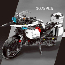 Hot dream-coche técnico de Alemania, motocicleta BM G 650 GS, modelo de motor, moc, bloques, juguetes educativos, colección 2024 - compra barato