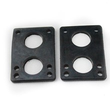 New 2pcs 6mm Black Rubber Gasket Longboard Riserpad Long Board Riserpad PU Skateboard Parts Rubber Pad Free Shipping 2024 - buy cheap