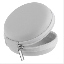 1PC Data Line Cables Box Desk Organizer round White Waterproof Clip Holder Storage EVA Earphone Wire Box Zipper 2024 - buy cheap