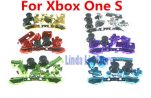 Replacement Repair Chrome ABXY Dpad Triggers Full Plating Buttons Set Kits Controller Mod for Xbox One Slim XboxONE S 2024 - buy cheap