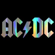 Автомобильная Наклейка 3D 30*11,6 см AC/DC мультяшная Автомобильная наклейка s и наклейки на заднее окно мотоцикла виниловая наклейка s на автомобиль Стайлинг 2024 - купить недорого