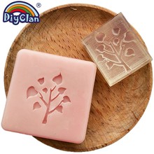 Heart Tree Design Handmade White Resin Soap Stamp Stamping Soap Mold Craft Drop Soap Chapter Z0061DS 2024 - buy cheap