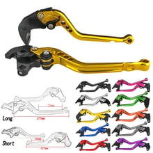 Long & Short Motorcycle CNC Adjustable Brake Clutch Levers For Kawasaki VERSYS 650 650cc 2006 2007 2008 ZX9R 1998 1999 ZX-9R 2024 - buy cheap