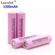 4PCS INR18650 Rechargeable batteries 18650 Battery lithium li ion 3.7v 30a large current 18650VTC7 18650 3300mAh 33e 2024 - buy cheap