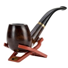 Scotte Tobacco Pipe Handmade Ebony Wood root Smoking Pipe Gift Box and Accessories 2024 - buy cheap