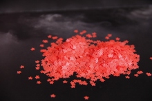 Orange Red Starfish neon nail sequins 3mm Nail Art Decorations Glitters DIY Nail Tools 2024 - buy cheap