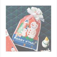 Free shipping happy Christmas big small snowman pattern decoration dessert cookie candy bags christmas gift packing bag supplies 2024 - buy cheap