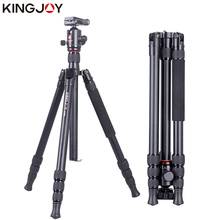 KINGJOY официальный K2008 + Q20 штатив для камеры Профессиональный алюминиевый трип подставка для всех моделей цифровой SLR держатель DSLR Stativ мобильный 2024 - купить недорого