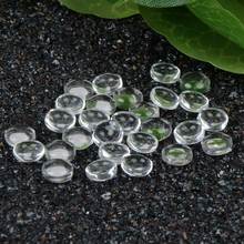100pcs/lot 6mm Round Flat Back Clear Glass Cabochons For Fashion Jewelry Making 2024 - buy cheap