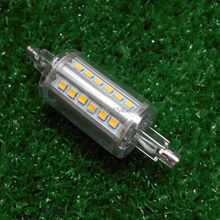 R7S LED 78 мм j78мм 5 Вт SMD 2835 36led 360 градусов Лампа прожектор 90-260 В Прозрачная крышка прожектор 10wlampenstar 2024 - купить недорого
