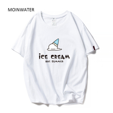 MOINWATER Lady O-neck Cute T-shirts Vogue Woman Casual Tops Female Comfortable Tees Women's Cotton Tshirt MT1915-4 2024 - buy cheap