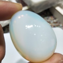 1pcs natural opal crystal yoni egg for gift natural gemstone egg as christmas gift quartz stones Rock minerals Decoration 40mm 2024 - buy cheap