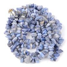 33inch Natural Blue Spot Gravel Beads For Jewelry Making 5mm-8mm Irregualr Chip Beads Fit Diy Bracelet Necklace Wholesale Perles 2024 - buy cheap
