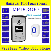 Motion Detection WIFI IP65 Video Door Phone Outdoor Monitor Intercom with 720P Smart IP Doorbell & Indoor Bell ATZ-DBV03P-433MHz 2024 - buy cheap