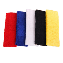 Esportes ao ar livre bola jogos tênis sweatbands testa cabeça suor do cabelo elástico terry pano de algodão ginásio yoga fitness bandana 2024 - compre barato