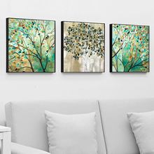 Canvas Painting 3 Piece Nature Print Poster Modern Canvas Painting Abstract Wall Modern Poster Trees Landscape Wall Pictures 2024 - buy cheap