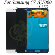 AMOLED 5,7 "LCD para SAMSUNG Galaxy C7 C7000 pantalla LCD digitalizador de pantalla táctil para reemplazo para Samsung C7 LCD 2024 - compra barato